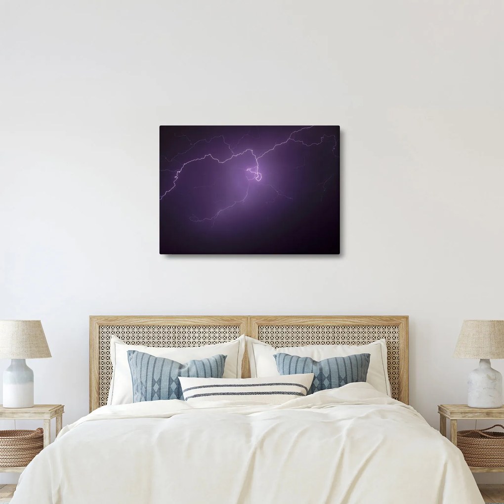 Tabloul cu fulger pe cer (70x50 cm)