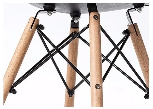 ShopJK SCAUN CLASSIC ALB, STILUL SCANDINAV