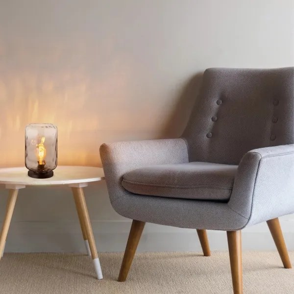 Lampă de masă Globo 16046TS DARINA 1xE27/60W/230V gri