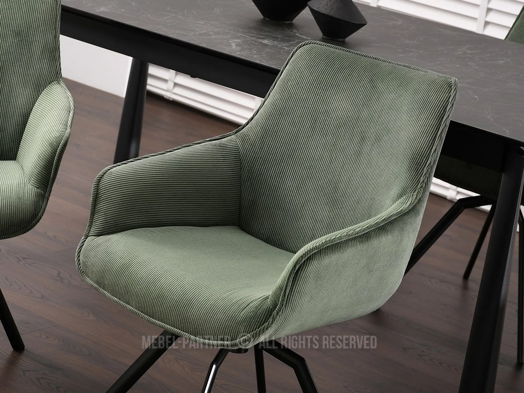 Scaun Liam (verde + negru). Promo -19%. 1111112