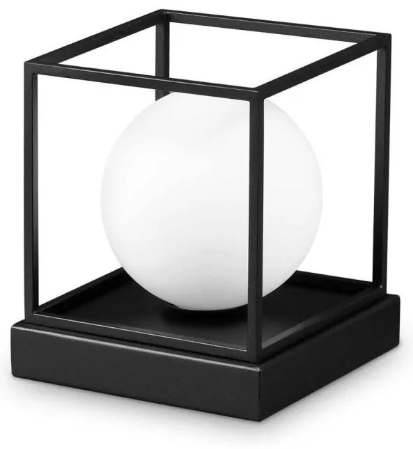 Veioza/Lampa de masa design decorativ Lingotto tl1 big negru