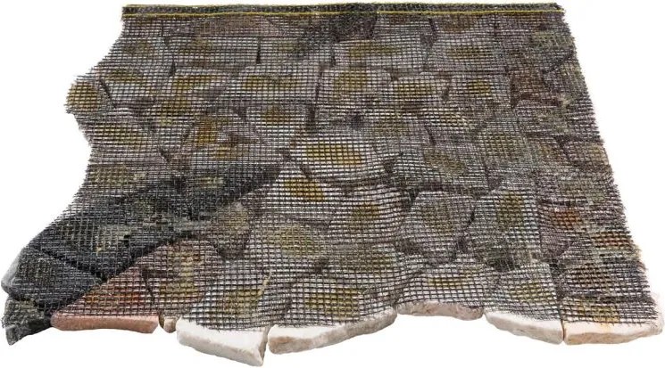 Mozaic din marmură, motiv Rosone Windrose, 90 x 90 cm