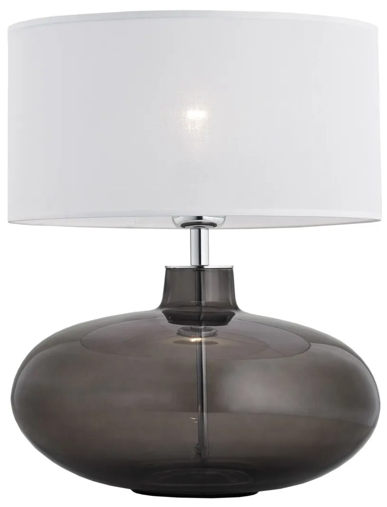 Lampa de masa moderna SEKWANA alb/fumuriu