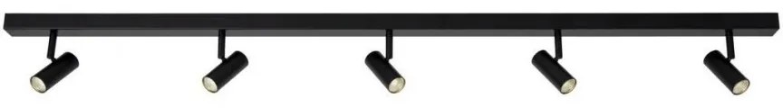 Lustra liniara cu 5 spoturi LED, 3-Step MOODMAKER Omari negru 2112203003 NL