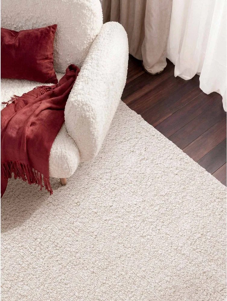 Covor fildeș țesut manual din material bouclé 160x230 cm Notting Hill Portobello – Ted Baker