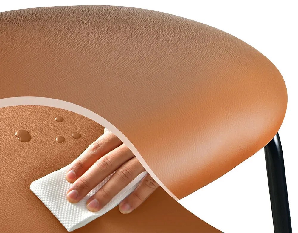 Set 2 scaune de bar, maro