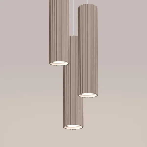 Lustră pe cablu Brilagi CRESTO 3xGU10/10W/230V taupe