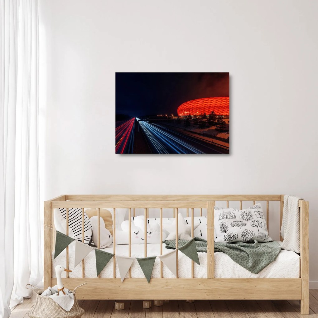 Tablou pe sticlă cu autostrada (70x50 cm)