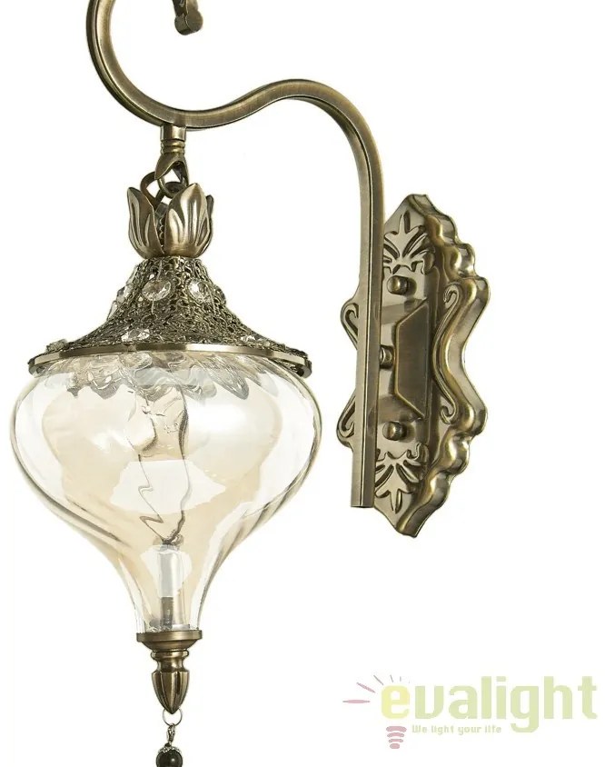 Aplica LUX clasica din alama finisaj antichizat, HAREM AP1 115962