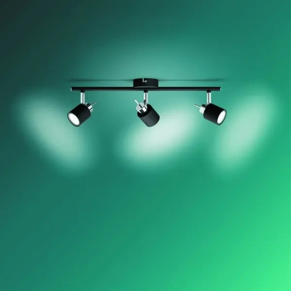 Spot MERANTI 3xGU10/35W/230V negru Philips