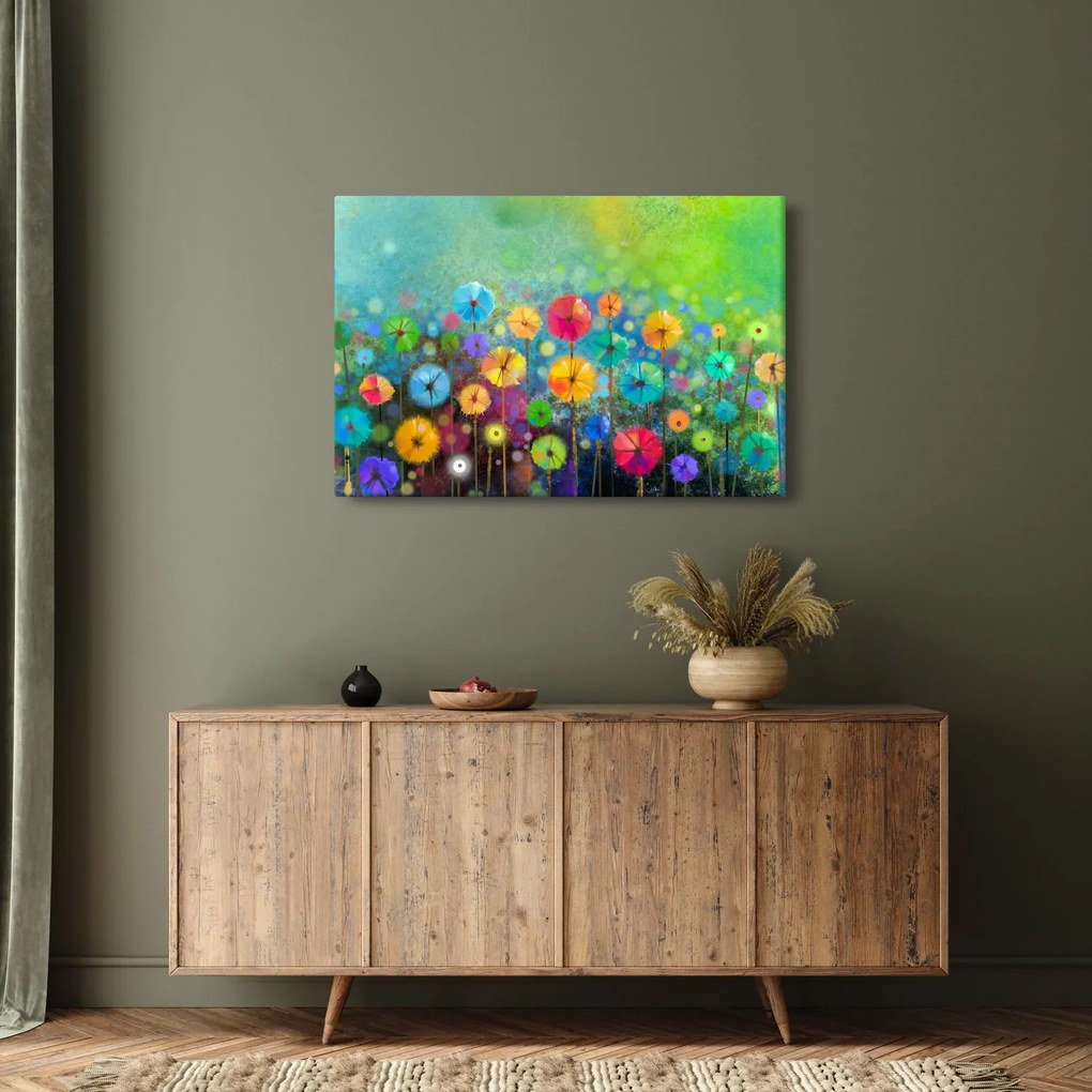 Tablou - Flori abstract (90x60 cm)
