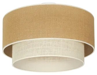 Plafonieră Duolla YUTE BOHO 3xE27/15W/230V d. 60 cm maro/gri