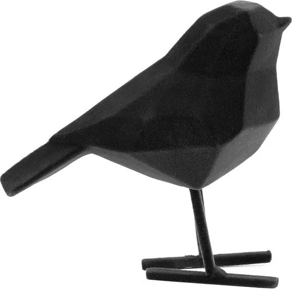 Statuetă decorativă PT LIVING Bird, înălțime 17 cm, negru