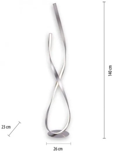 Lampadar LED dimabil Paul Neuhaus 720-55 LINDA LED/27W/230V crom