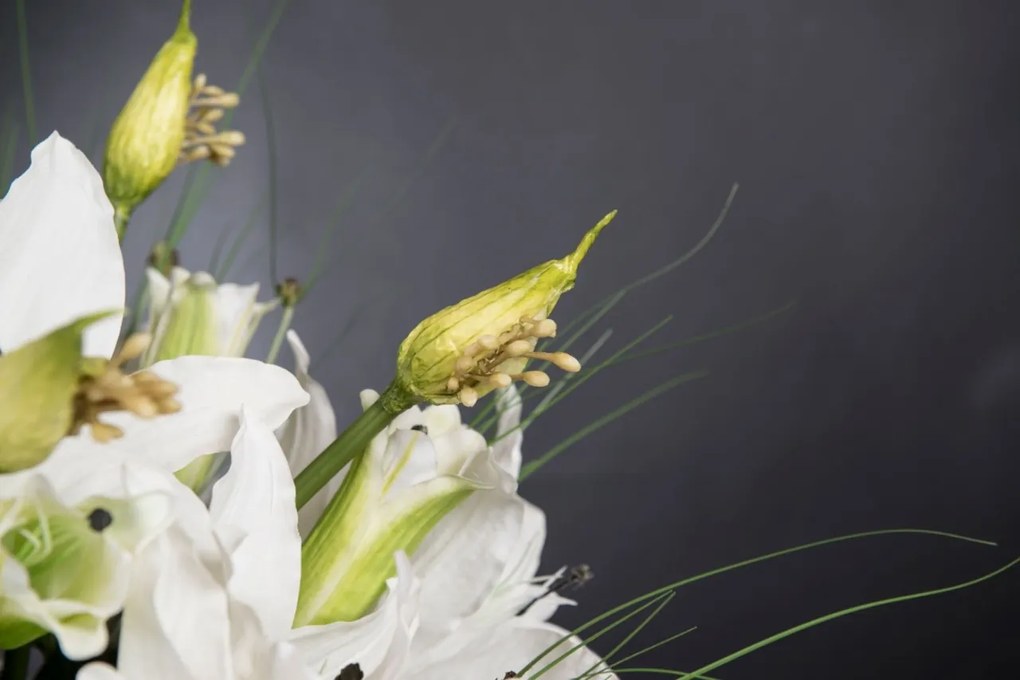 Aranjament floral mare COPPA LAURA LILIUM, H-120cm