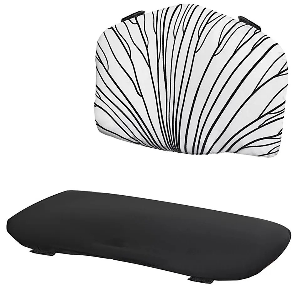 KINDERKRAFT - Căptușeală pentru scaun înalt pentru copii ENOCK, negru/alb