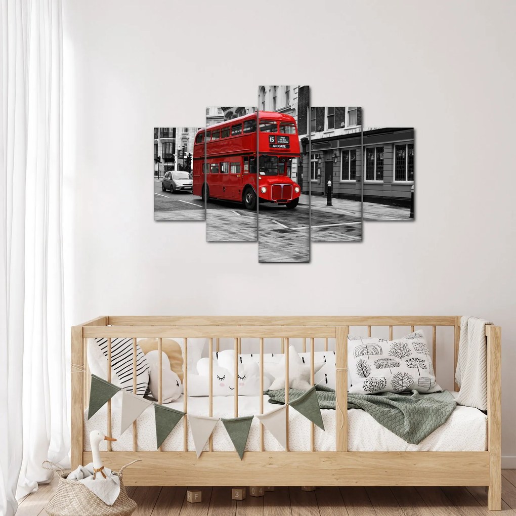 Tablou - Londra cu autobuz (150x105 cm)