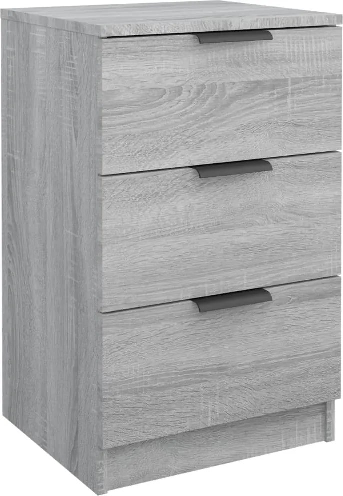 vidaXL Noptieră, gri sonoma, 40x36x65 cm
