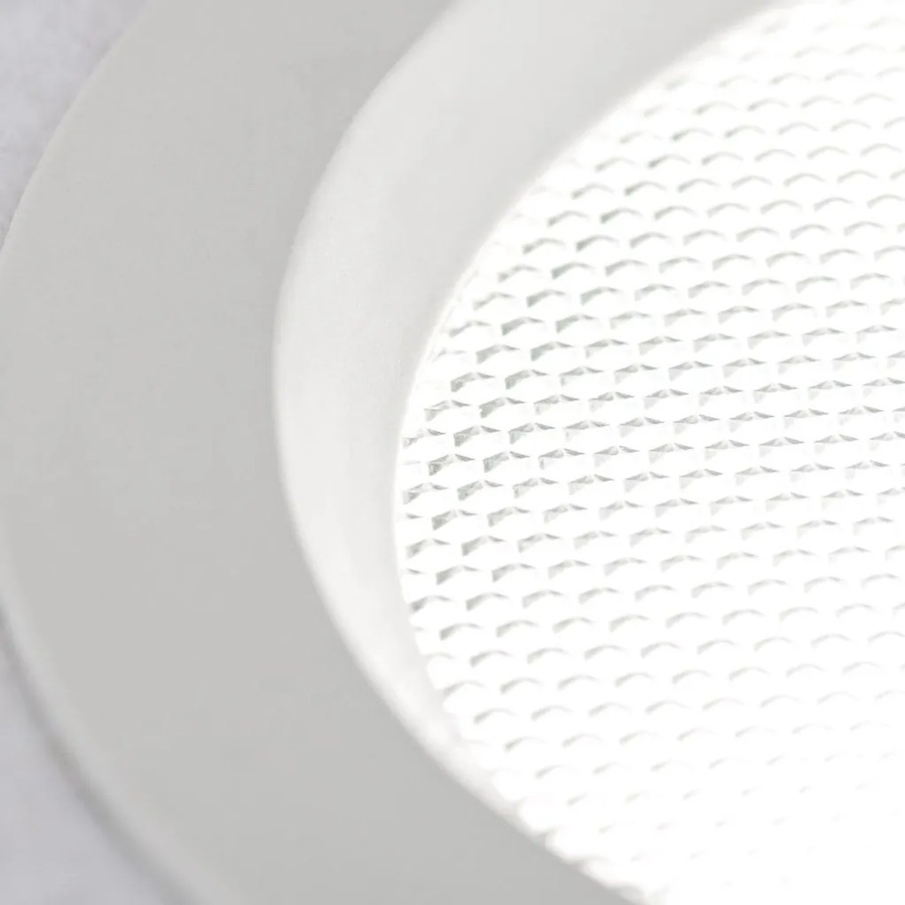 Spot LED incastrabil tavan IP44 OFFICE D-9,5cm alb