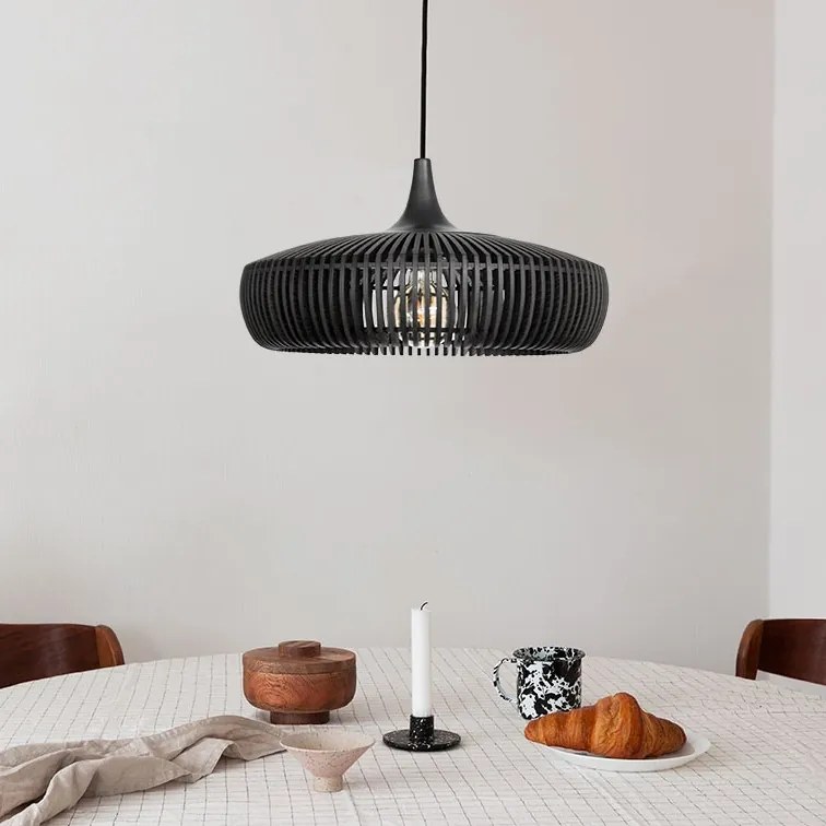 Abajur realizat manual din lemn Clava Dine Wood - black oak ash 2362 VTC