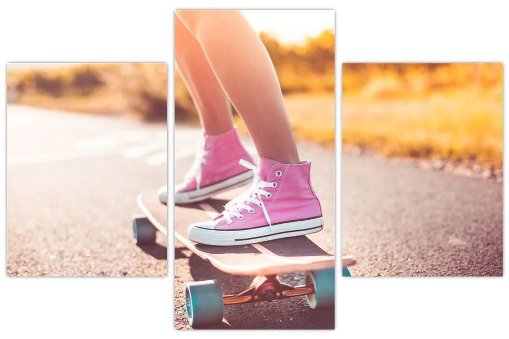 Tablou cu scateboard (90x60 cm)