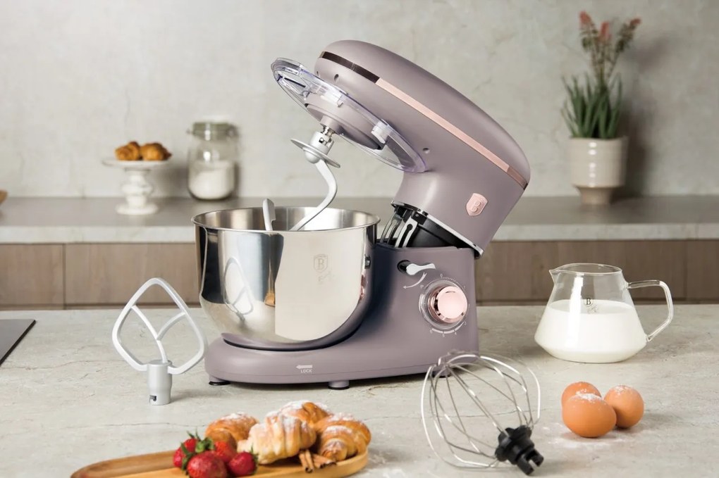 Robot bucatarie multifunctional, Taupe Collection Berlinger Haus BH 9508, pentru aluat, creme
