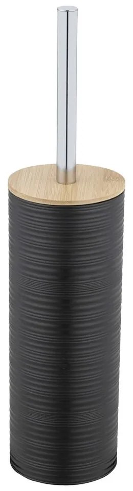 Perie de WC neagră din plastic Lyon – Allstar