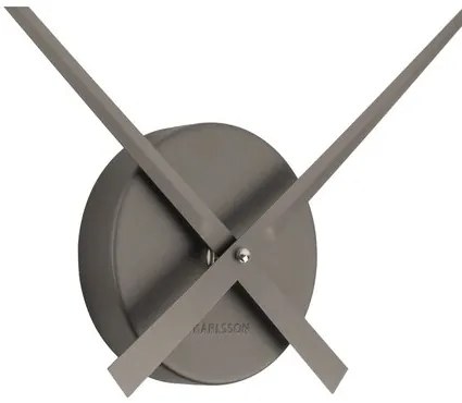 Karlsson 4348GY ceas de perete de design gri, 48 cm diametru