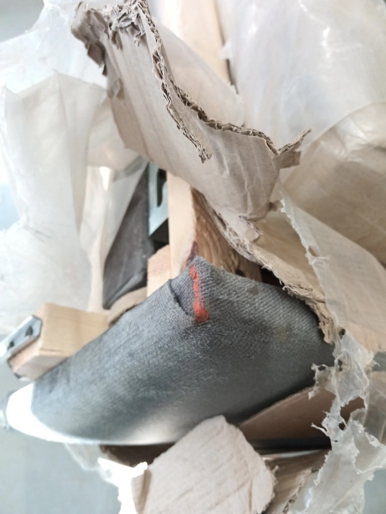 OFERTA Pat tapitat COMFINO VELVET cu pat suplimentar 120x200 cm gri calitate II