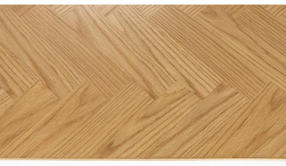 Măsuță de cafea în culoare naturală cu blat cu aspect de lemn de stejar 60x120 cm Fabio – White Label