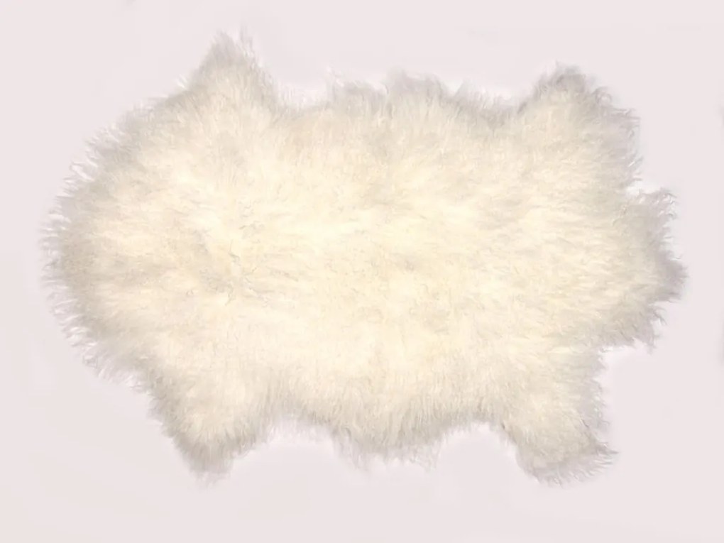 Covor din blana de oaie Tibetan Long Wool Single 80x50cm