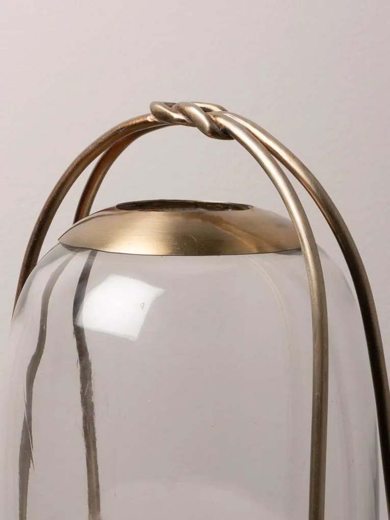 Felinar din metal, H25cm, Cloche