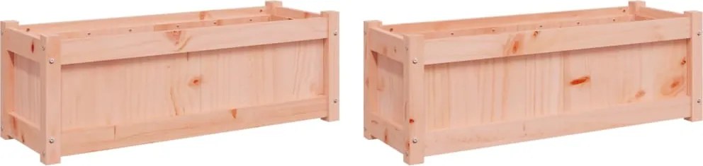 vidaXL Jardiniere de grădină, 2 buc., lemn masiv douglas