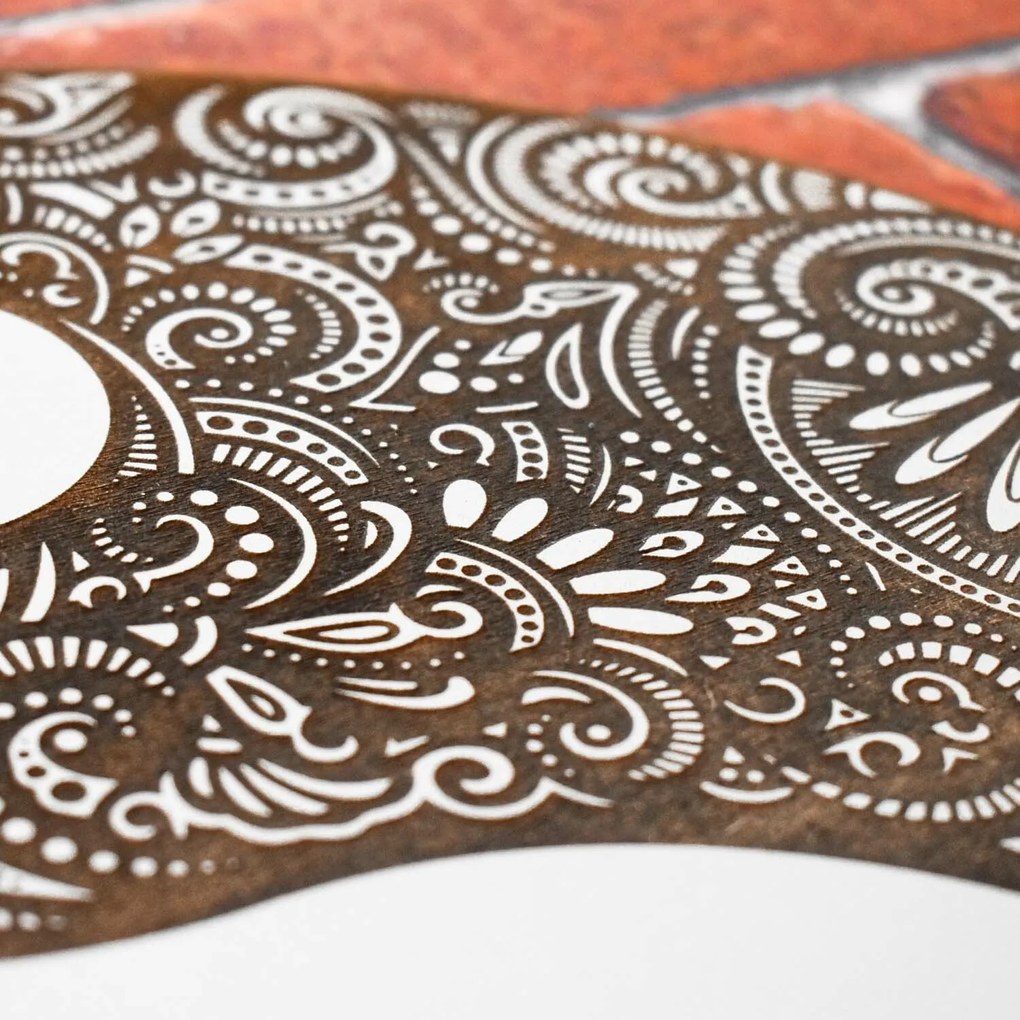 DUBLEZ | Yin Yang – Mandala vindecătoare realizată din lemn