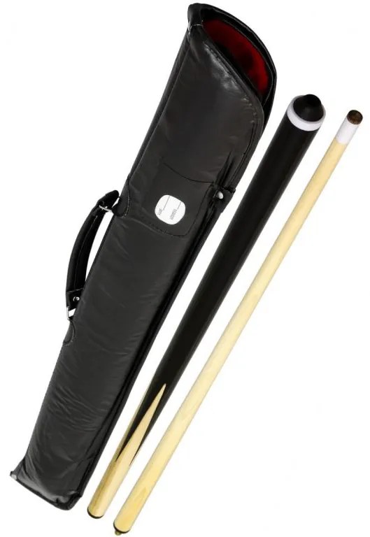 Tac de biliard din două piese + husă 145,8 cm