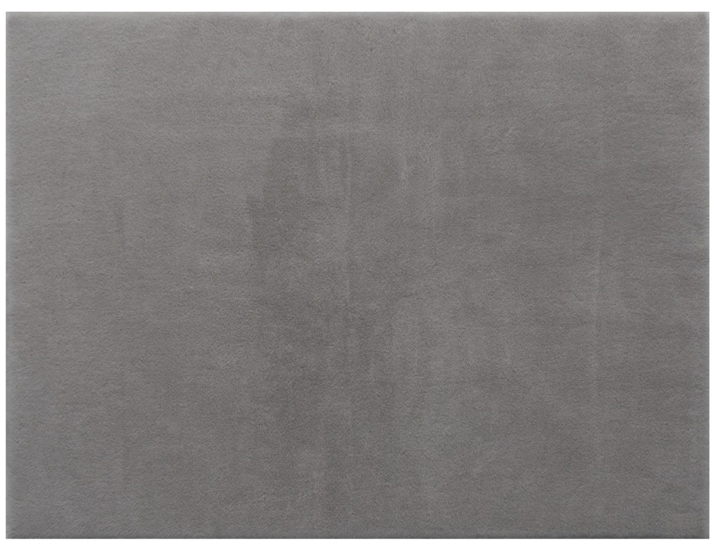 HOMCOM Covor living 160 x 120 cm, cu fire lungi, lavabil la mașină, antiderapant, din blană sintetică, gri deschis | Aosom Romania