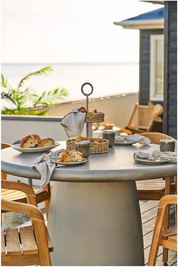 Masă de grădină rotundă din ceramică ø 60 cm Bonnet – House Nordic
