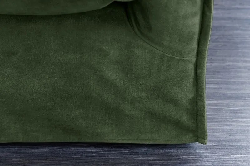 Canapea confortabila Heaven 200cm, catifea verde inchis