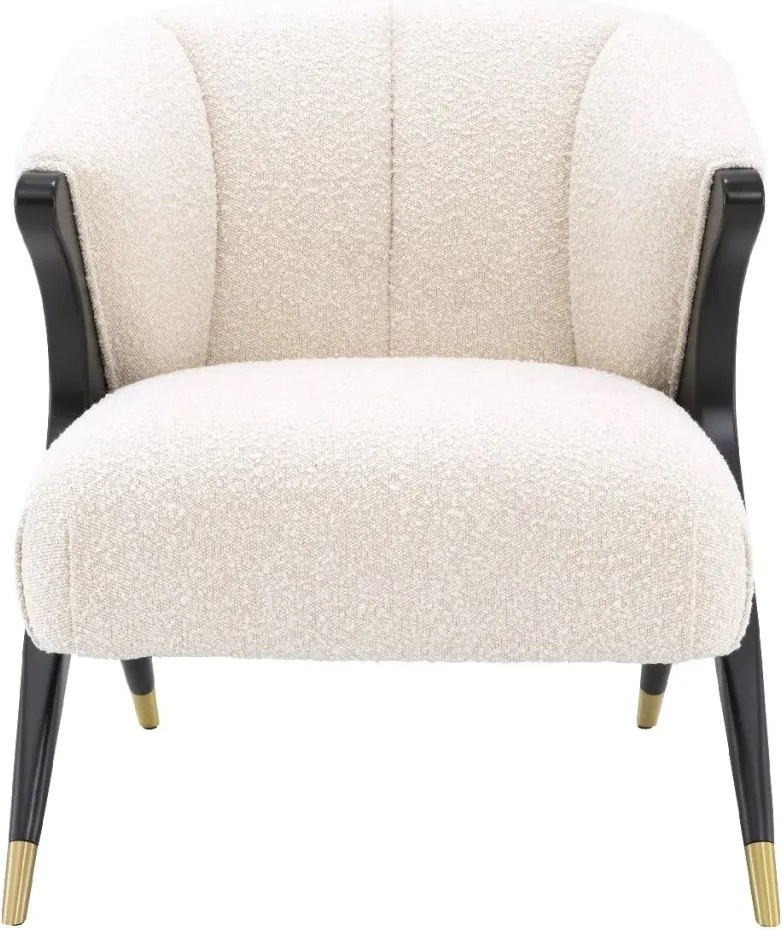 Scaun LUX design modern Pavone boucle cream