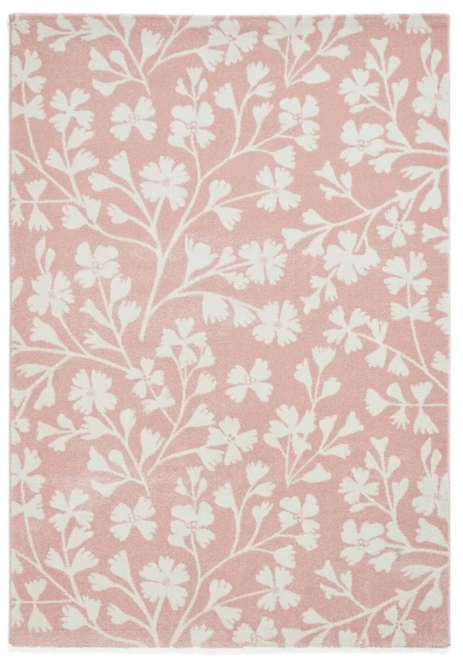Covor roz deschis 120x170 cm Grace Floral – Catherine Lansfield