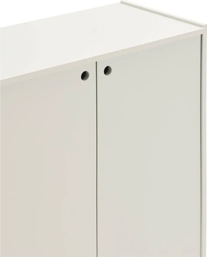 Comodă crem 197x80x40 cm Wally – Teulat