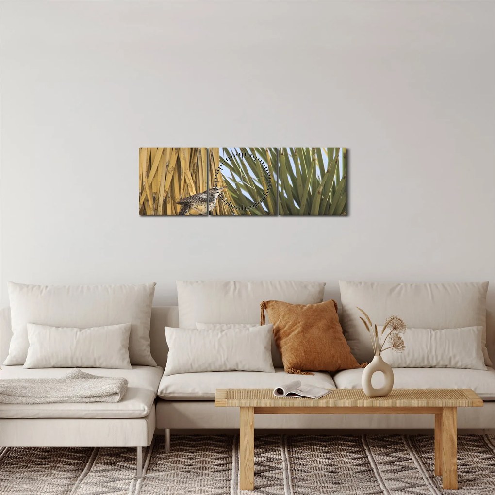 Tablou - Pănțărușul (cu ceas) (90x30 cm)
