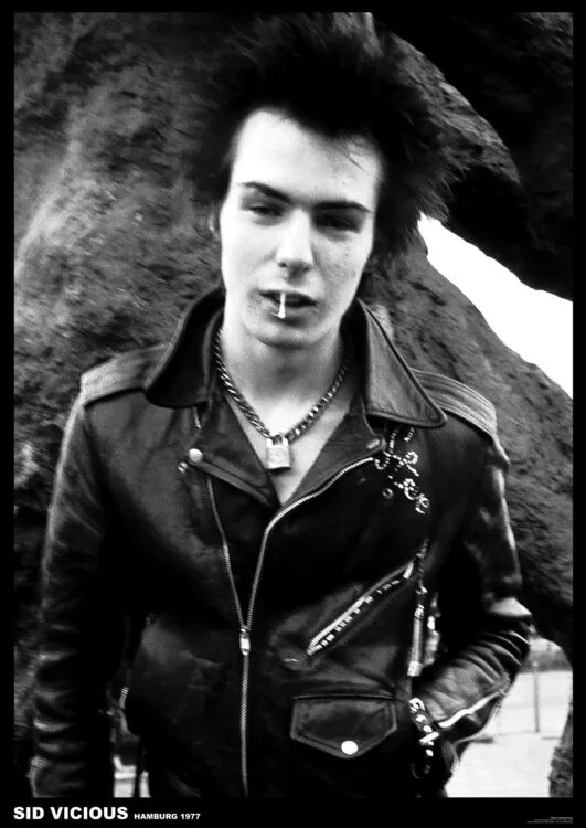 Poster Sid Vicious - Hamburg 1977