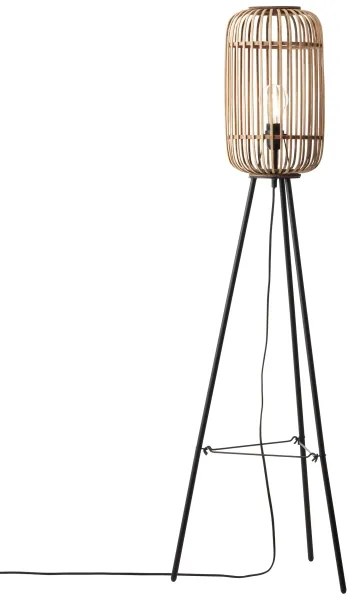 Brilliant - Lampă de podea WOODROW, 1xE27/60W/230V, din bambus