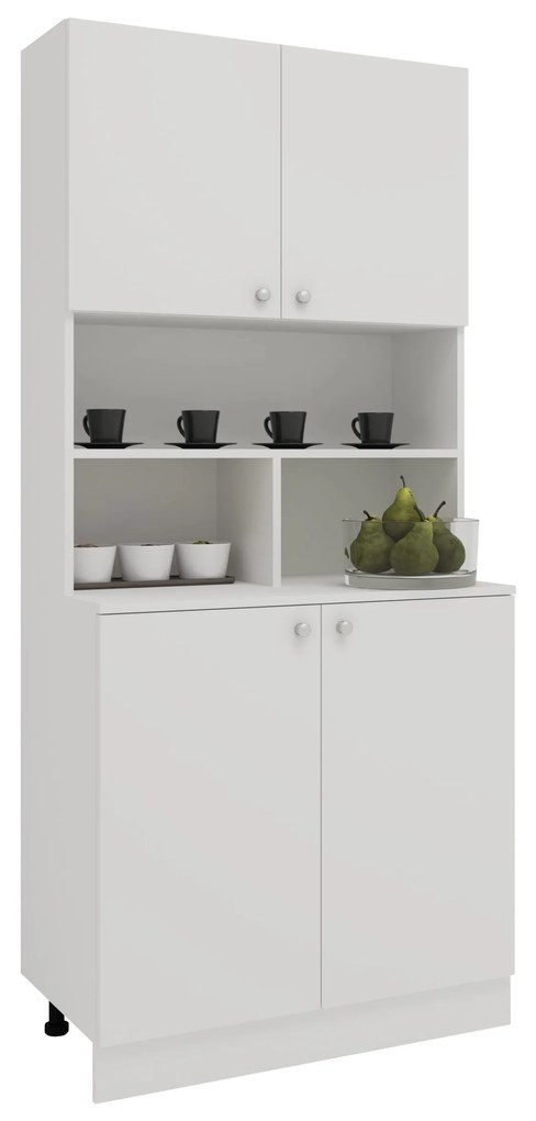 Bufet Opa, Alb, L 80 cm