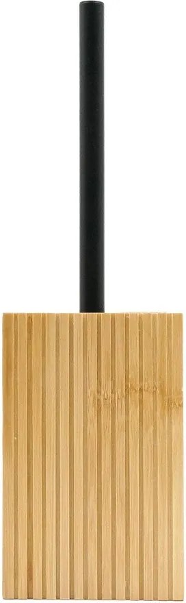 Perie de WC în culoare naturală din bambus Hanoi – douceur d'intérieur