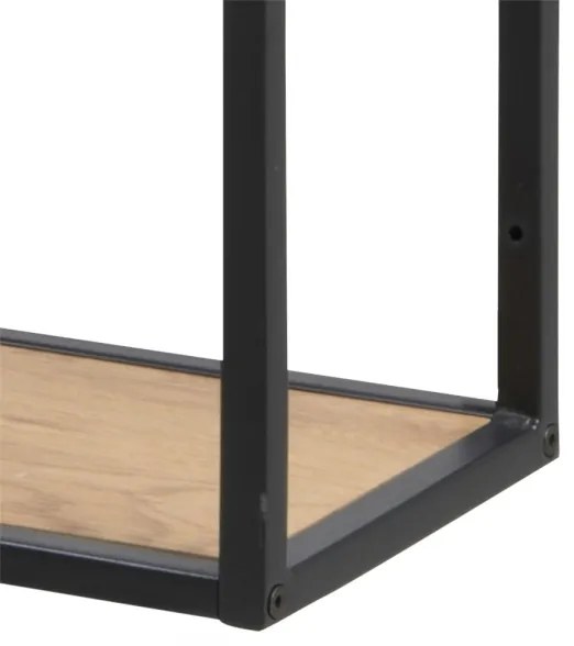 Poliță de perete SARON stejar/negru