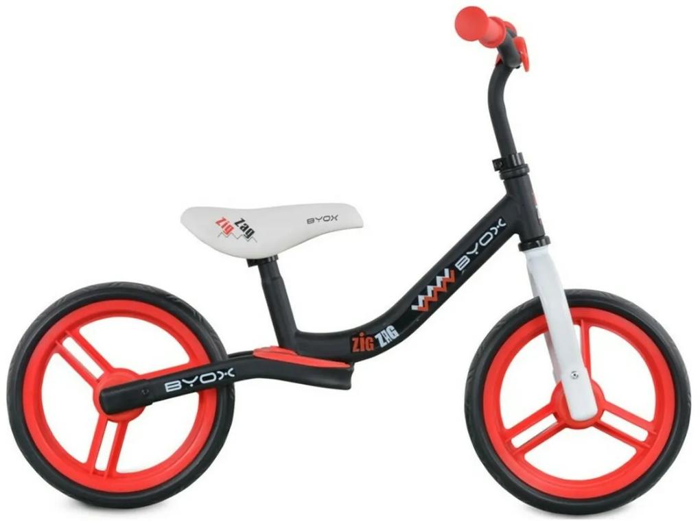 Byox Bicicleta de echilibru pentru copii Zig-Zag, roșu