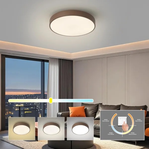 Brilagi - Plafonieră LED POOL LED/48W/230V 3000/4000/6000K 40 cm maro