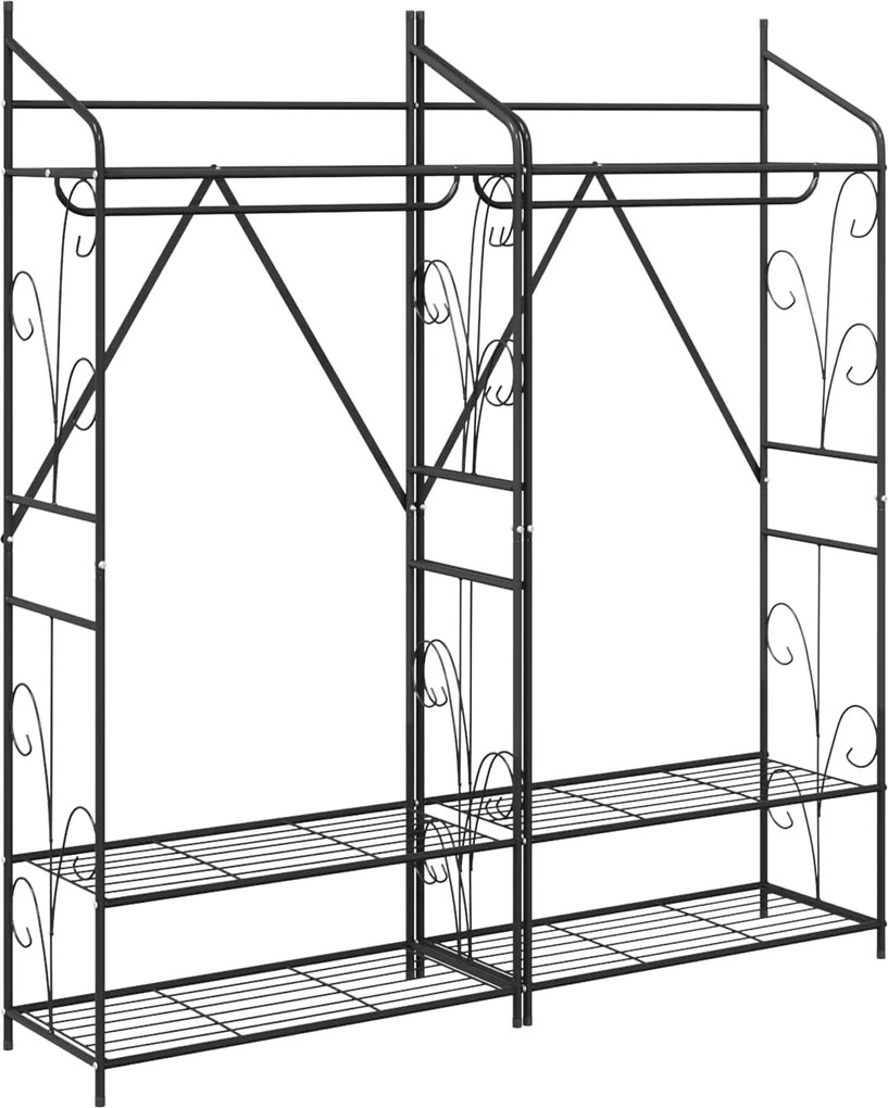 vidaXL Dulap Deschis Simplu 2 pcs 78 x 36 x 158 cm